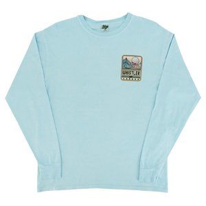 Whistler Mountain Bear Long Sleeve Shirt Women Powder Blue